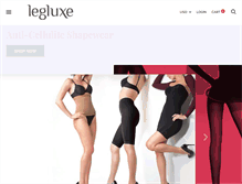Tablet Screenshot of legluxe.com